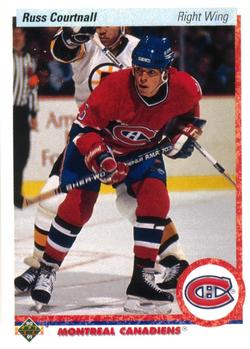 #259 Russ Courtnall - Montreal Canadiens - 1990-91 Upper Deck Hockey