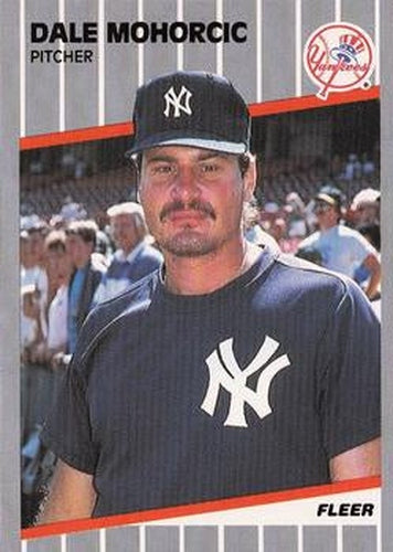 #259 Dale Mohorcic - New York Yankees - 1989 Fleer Baseball
