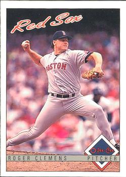 #259 Roger Clemens - Boston Red Sox - 1993 O-Pee-Chee Baseball