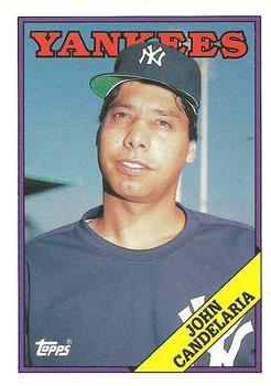 #25T John Candelaria - New York Yankees - 1988 Topps Traded Baseball