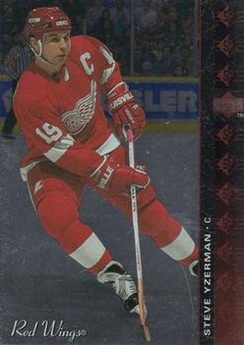 #SP-25 Steve Yzerman - Detroit Red Wings - 1994-95 Upper Deck Hockey - SP