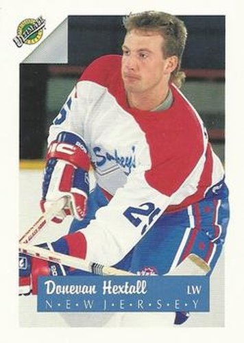 #25 Donevan Hextall - New Jersey Devils - 1991 Ultimate Draft Hockey