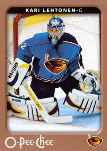 #25 Kari Lehtonen - Atlanta Thrashers - 2006-07 O-Pee-Chee Hockey