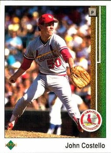 #625 John Costello - St. Louis Cardinals - 1989 Upper Deck Baseball