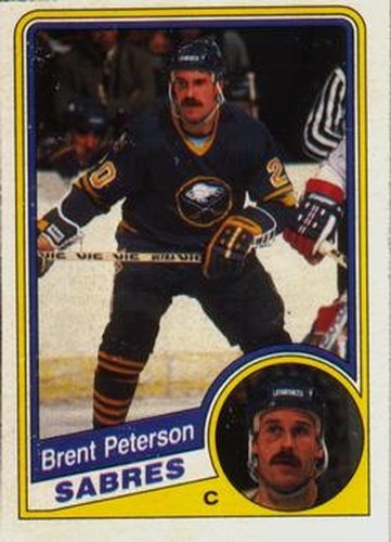 #25 Brent Peterson - Buffalo Sabres - 1984-85 O-Pee-Chee Hockey