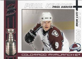 #25 Paul Kariya - Colorado Avalanche - 2003-04 Pacific Quest for the Cup Hockey