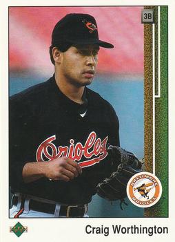 #725 Craig Worthington - Baltimore Orioles - 1989 Upper Deck Baseball