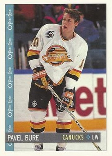 #25 Pavel Bure - Vancouver Canucks - 1992-93 O-Pee-Chee Hockey