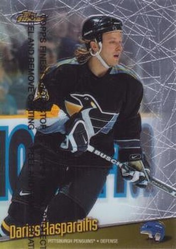 #25 Darius Kasparaitis - Pittsburgh Penguins - 1998-99 Finest Hockey