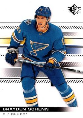 #25 Brayden Schenn - St. Louis Blues - 2019-20 SP Hockey