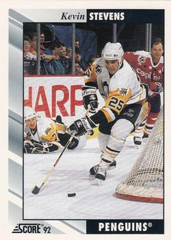 #25 Kevin Stevens - Pittsburgh Penguins - 1992-93 Score USA Hockey