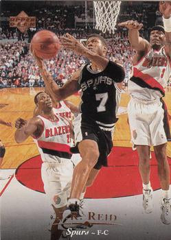 #25 J.R. Reid - San Antonio Spurs - 1995-96 Upper Deck Basketball