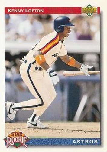#25 Kenny Lofton - Houston Astros - 1992 Upper Deck Baseball