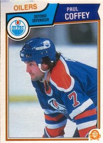 #25 Paul Coffey - Edmonton Oilers - 1983-84 O-Pee-Chee Hockey