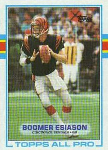 #25 Boomer Esiason - Cincinnati Bengals - 1989 Topps Football