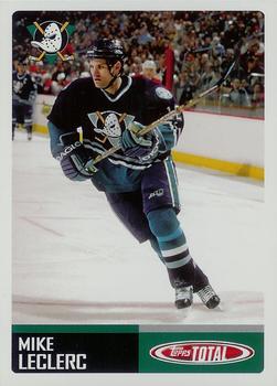 #25 Mike Leclerc - Anaheim Mighty Ducks - 2002-03 Topps Total Hockey