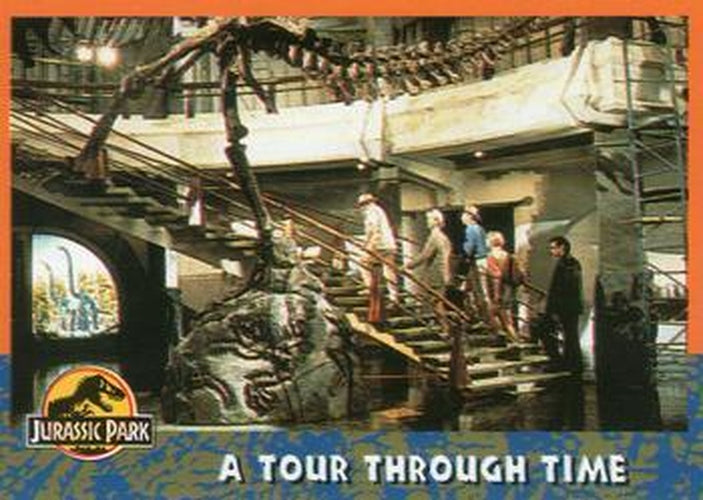 #25 A Tour Through Time - 1993 Topps Jurassic Park
