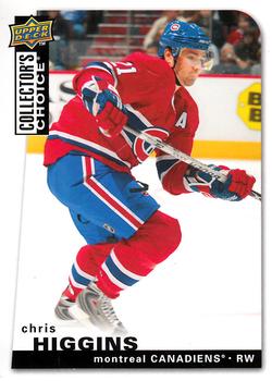 #25 Chris Higgins - Montreal Canadiens - 2008-09 Collector's Choice Hockey