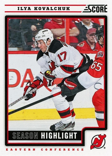 #25 Ilya Kovalchuk - New Jersey Devils - 2012-13 Score Hockey