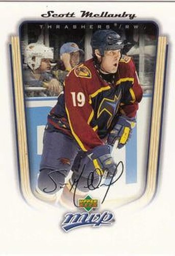 #25 Scott Mellanby - Atlanta Thrashers - 2005-06 Upper Deck MVP Hockey