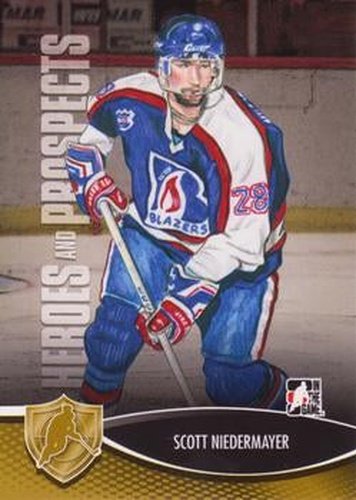 #25 Scott Niedermayer - Kamloops Blazers - 2012-13 In The Game Heroes and Prospects Hockey
