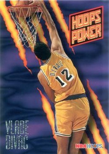 #PR-25 Vlade Divac - Los Angeles Lakers - 1994-95 Hoops Basketball - Power Ratings