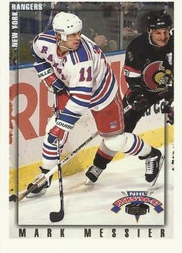 #25 Mark Messier - New York Rangers - 1996-97 Topps NHL Picks Hockey