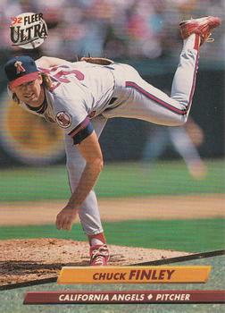 #25 Chuck Finley - California Angels - 1992 Ultra Baseball