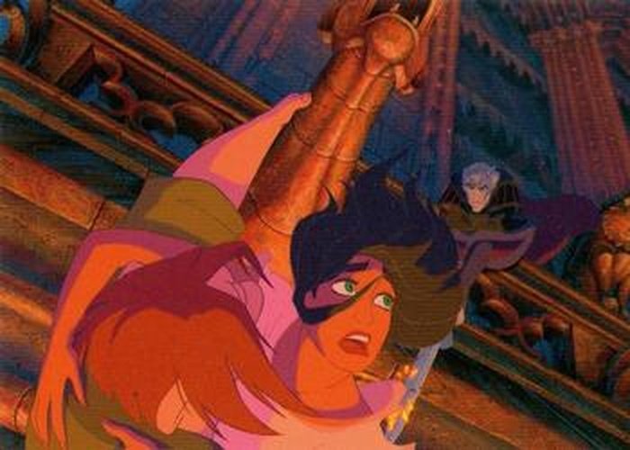#25 One-On-One Battle - 1996 Skybox Hunchback of Notre Dame