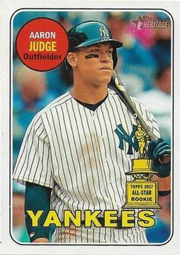 #25 Aaron Judge - New York Yankees - 2018 Topps Heritage Baseball
