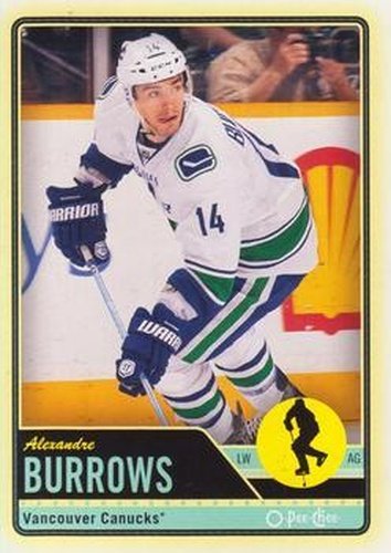 #25 Alexandre Burrows - Vancouver Canucks - 2012-13 O-Pee-Chee Hockey