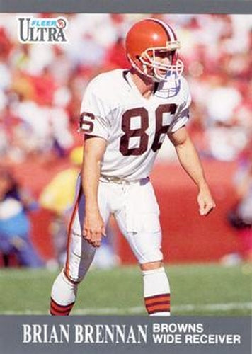 #25 Brian Brennan - Cleveland Browns - 1991 Ultra Football