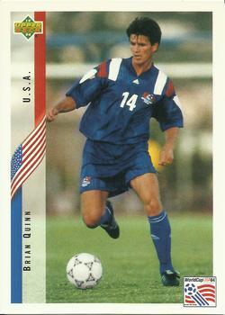 #25 Brian Quinn - USA - 1994 Upper Deck World Cup Contenders English/Spanish Soccer