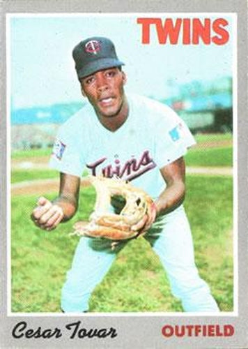 #25 Cesar Tovar - Minnesota Twins - 1970 Topps Baseball