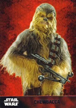 #25 Chewbacca - 2015 Topps Star Wars The Force Awakens