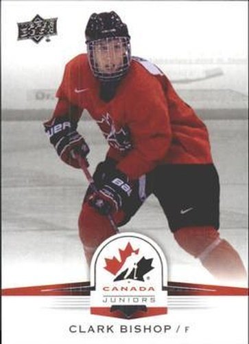 #25 Clark Bishop - Canada - 2014-15 Upper Deck Team Canada Juniors Hockey