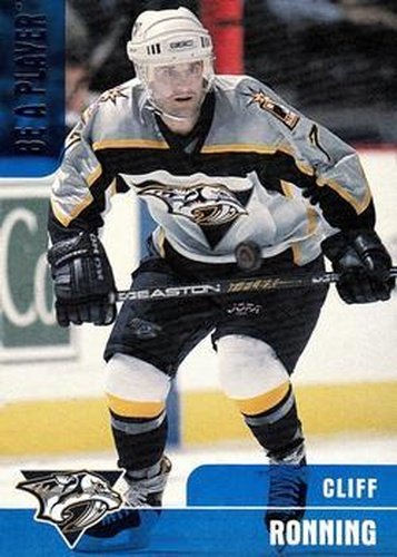 #25 Cliff Ronning - Nashville Predators - 1999-00 Be a Player Memorabilia Hockey