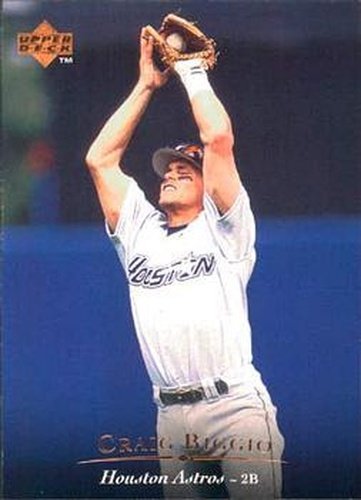 #25 Craig Biggio - Houston Astros - 1995 Upper Deck Baseball