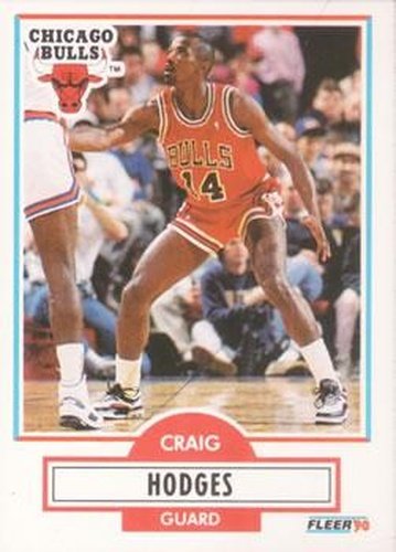 #25 Craig Hodges - Chicago Bulls - 1990-91 Fleer Basketball