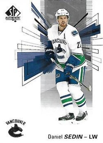 #25 Daniel Sedin - Vancouver Canucks - 2016-17 SP Authentic Hockey