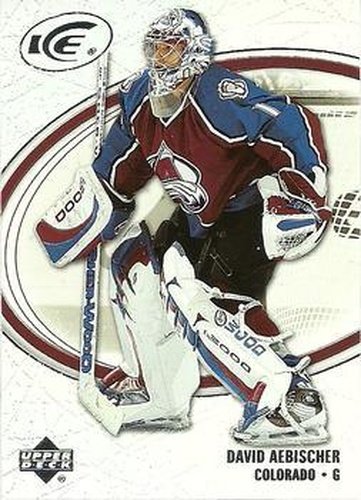 #25 David Aebischer - Colorado Avalanche - 2005-06 Upper Deck Ice Hockey