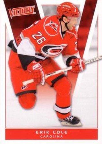 #25 Erik Cole - Carolina Hurricanes - 2010-11 Upper Deck Victory Hockey