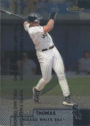 #25 Frank Thomas - Chicago White Sox - 1999 Finest Baseball