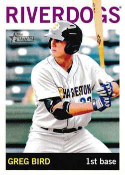#25 Greg Bird - Charleston RiverDogs - 2013 Topps Heritage Minor League Baseball