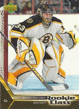 #25 Hannu Toivonen - Boston Bruins - 2005-06 Upper Deck Rookie Class Box Set Hockey