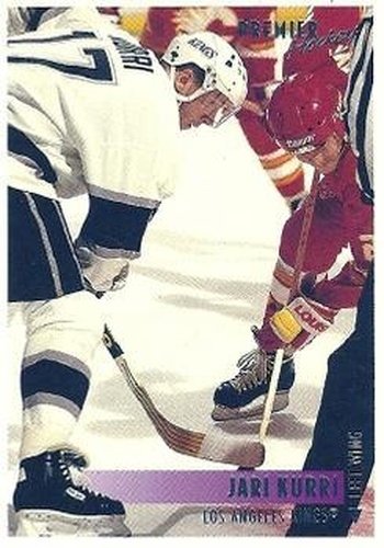 #25 Jari Kurri - Los Angeles Kings - 1994-95 Topps Premier Hockey
