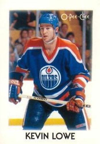 #25 Kevin Lowe - Edmonton Oilers - 1987-88 O-Pee-Chee Minis Hockey