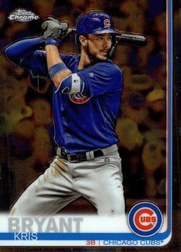 #25 Kris Bryant - Chicago Cubs - 2019 Topps Chrome Baseball