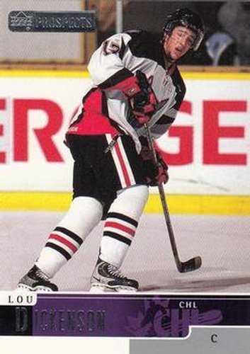 #25 Lou Dickenson - Mississauga IceDogs - 1999-00 Upper Deck Prospects Hockey