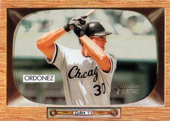 #25 Magglio Ordonez - Chicago White Sox - 2004 Bowman Heritage Baseball